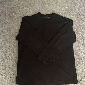 Old Navy Men's Dark Brown Crewneck Sweater